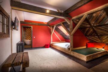 Фото номера Улучшенный двухместный номер с 1 кроватью Отель Castle Hotel Daniel г. Baraolt 16